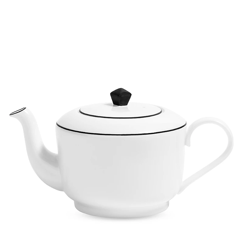Richard Brendon Line Matte Black Medium Teapot