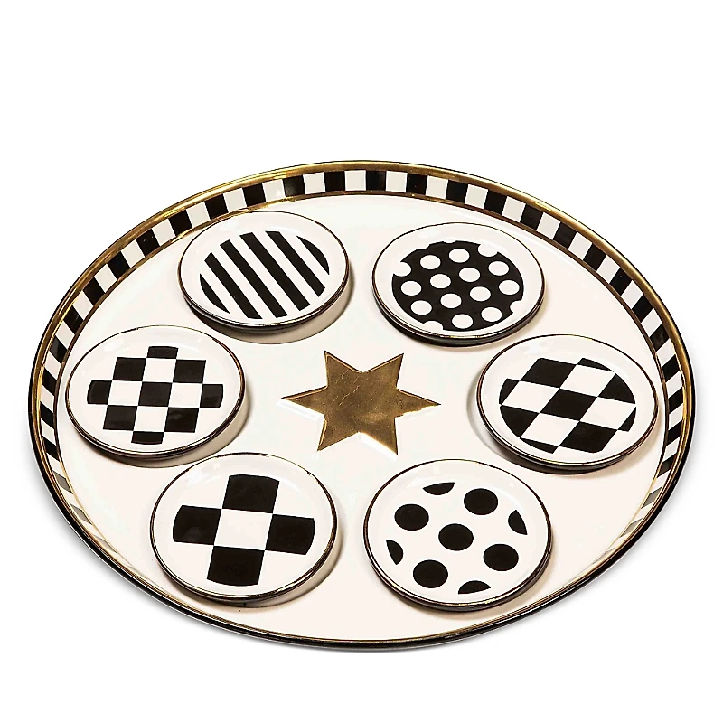 Mackenzie-Childs Courtly Seder Plate