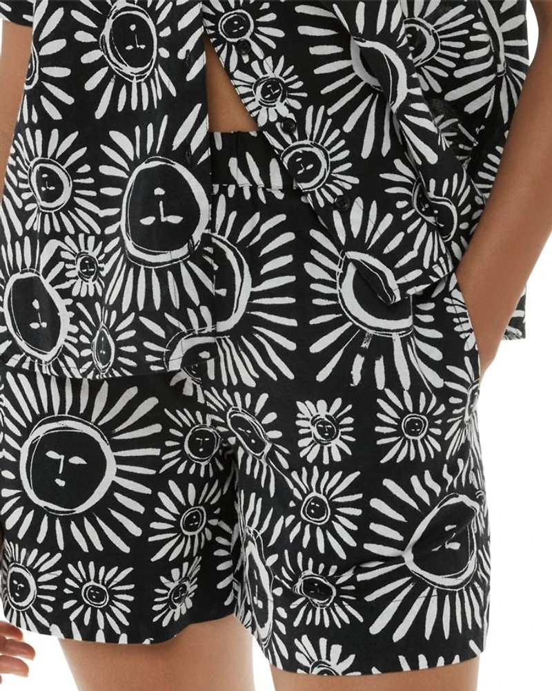 Sunman Print Shorts