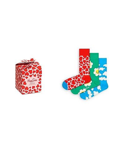 Happy Socks I Flower U Socks Gift Set, Pack of 3