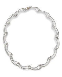 Georg Jensen Sterling Silver Infinity Link Collar Necklace, 16.93