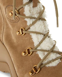 Women's Resile Trek Faux Fur Trim Lace Up Boots