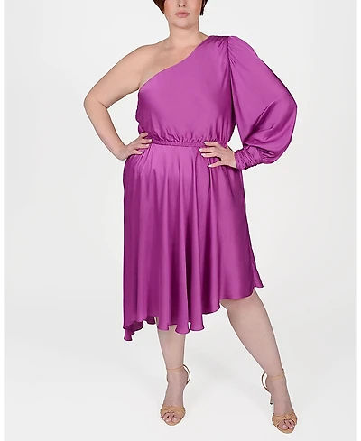 Mayes Nyc Olivia One Shoulder Dress