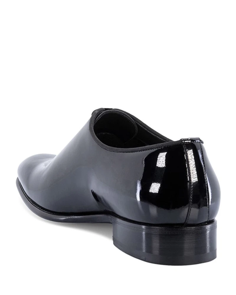 Men's Padova Wholecut Patent  Lace Up Formal Shoes