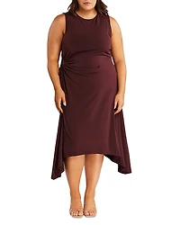 Estelle Plus Yvette Asymmetric Hem Dress