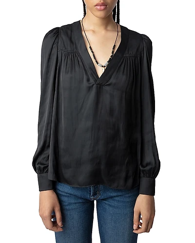 Zadig & Voltaire Telia Satin Blouse