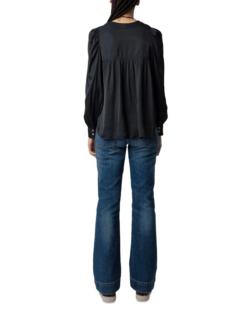 Telia Satin Blouse