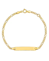 Bloomingdale's Fine Collection Children's Figaro Rectangular Id Bracelet