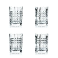 Nachtmann Square Whiskey Tumblers, Set of 4
