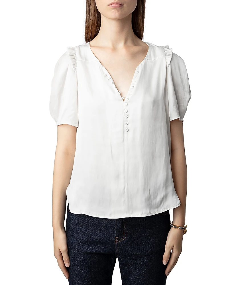 Zadig & Voltaire Twity Satin Blouse