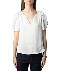 Zadig & Voltaire Twity Satin Blouse