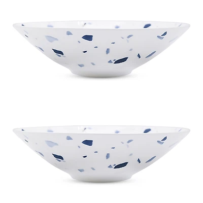 Twig New York Terrazzo Azzurro Soup/Pasta Bowls, Set of 2
