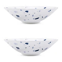 Twig New York Terrazzo Azzurro Soup/Pasta Bowls, Set of 2