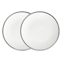 Platinum Edge Salad/Dessert Plate, Set of 2