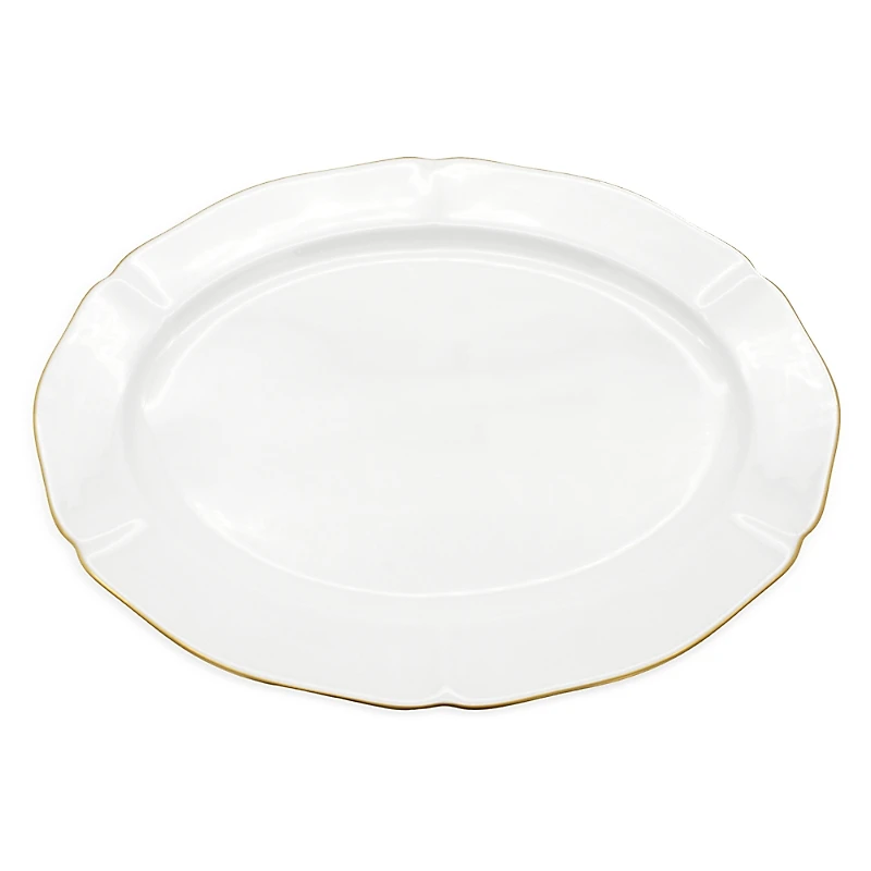 Twig New York Amelie Brushed Gold 14 Oval Platter