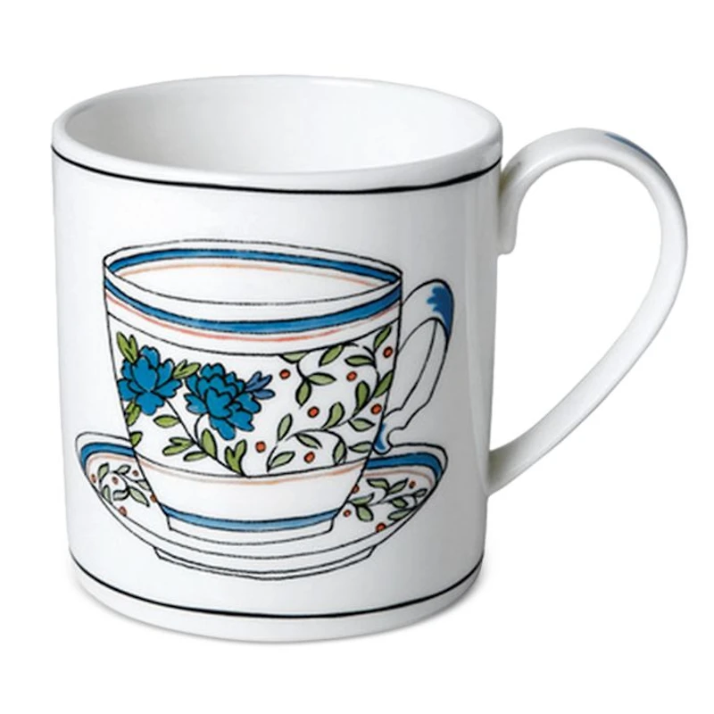 H. Bachelor Button Mug Number 1