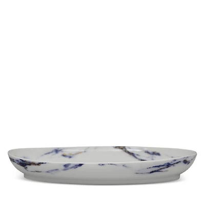 Marble Azure 16" Deep Oval Platter