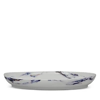 Marble Azure 16" Deep Oval Platter