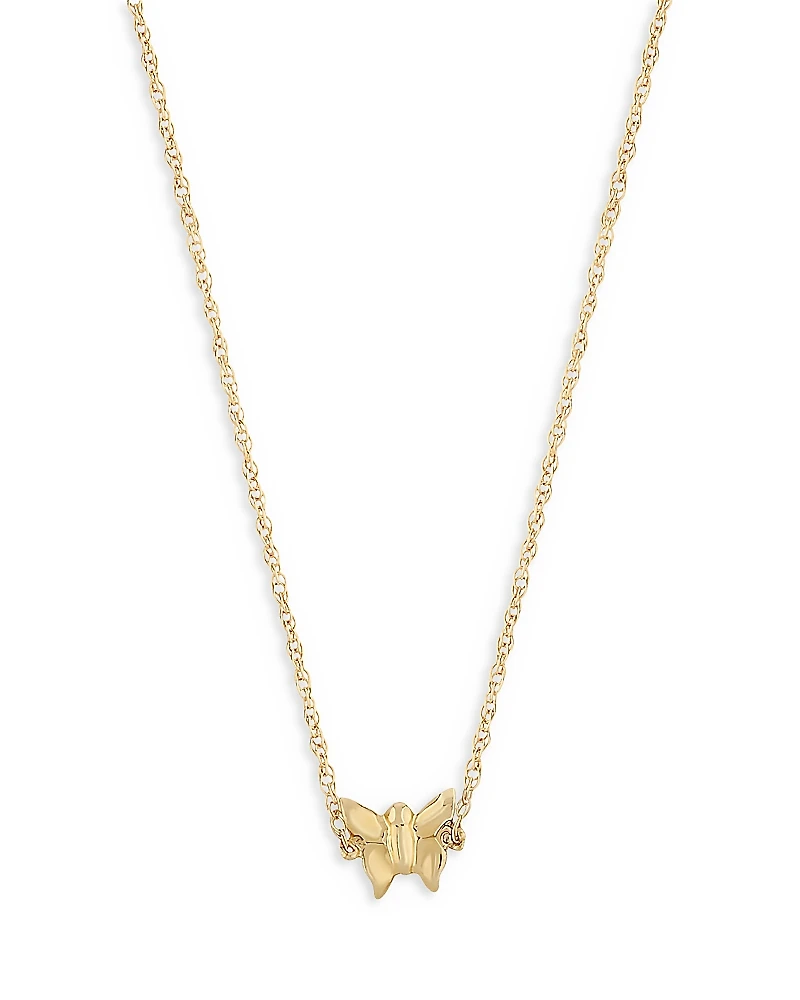 Bloomingdale's Fine Collection Children's Butterfly Pendant Necklace