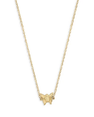 Bloomingdale's Fine Collection Children's Butterfly Pendant Necklace