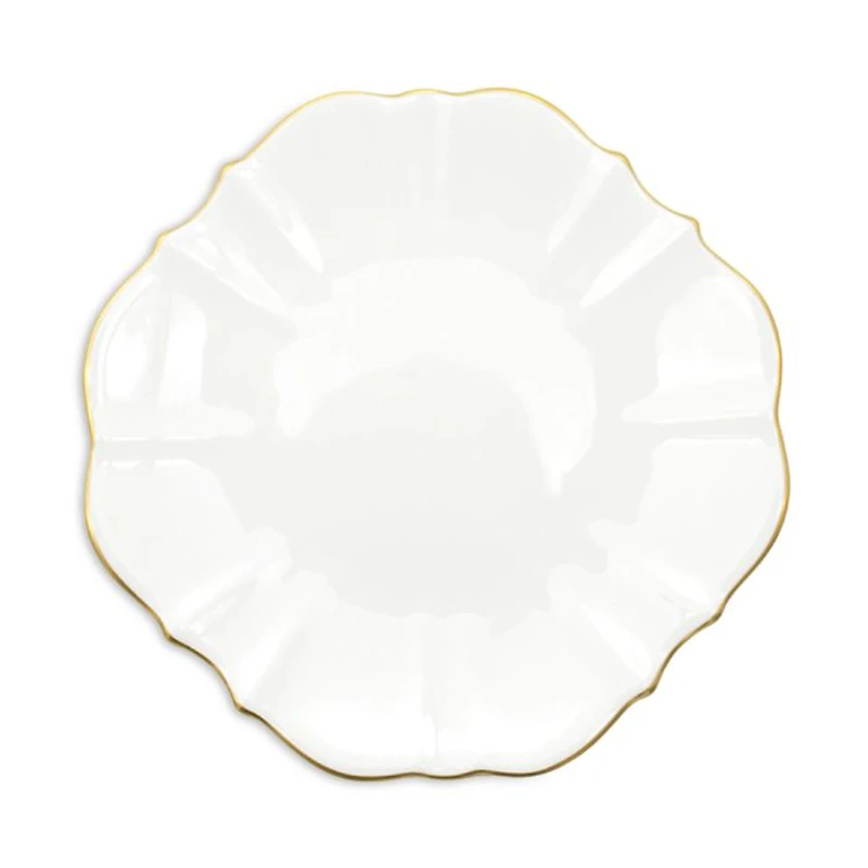 Amelie Brushed Gold 8.75" Salad Dessert Plate