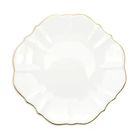 Amelie Brushed Gold 8.75" Salad Dessert Plate