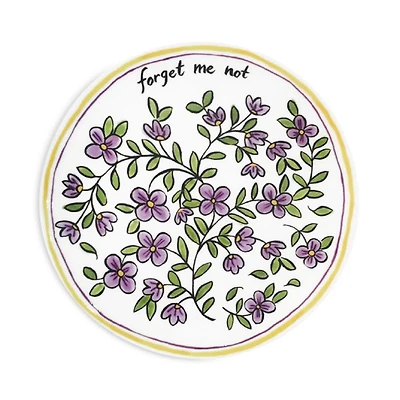 Molly Hatch Forget Me Not Salad/Dessert Plate