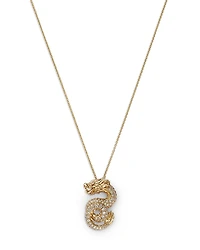 Bloomingdale's Fine Collection Diamond Dragon Pendant Necklace