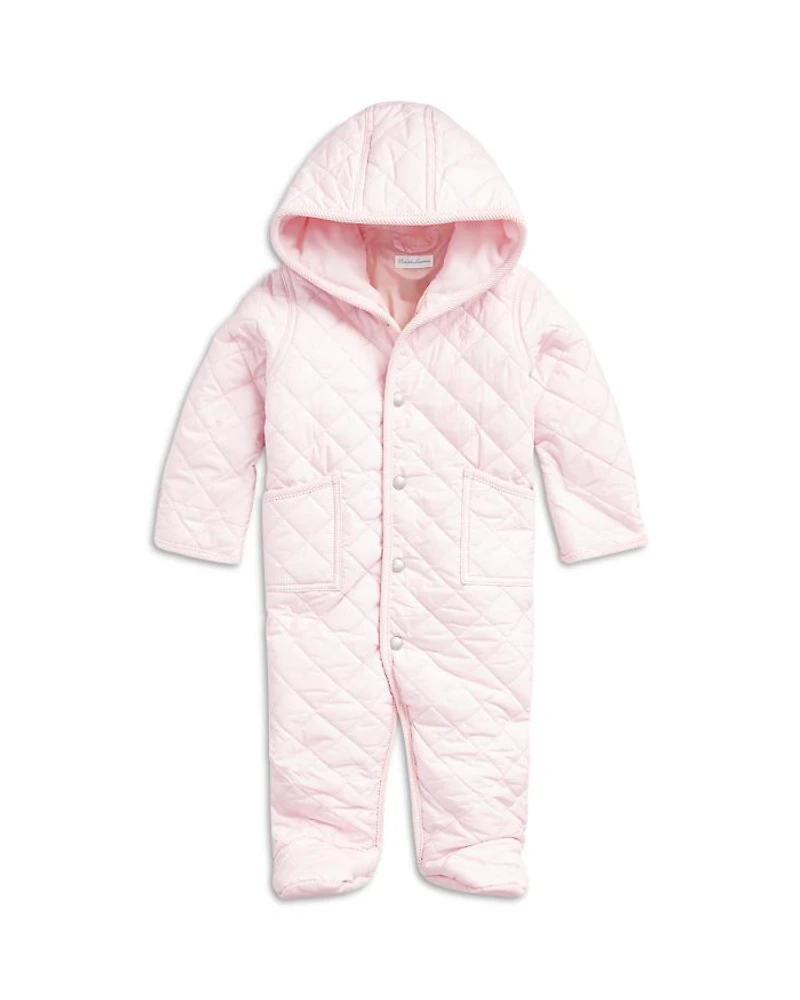 Unisex Quilted Hooded One Piece - Baby