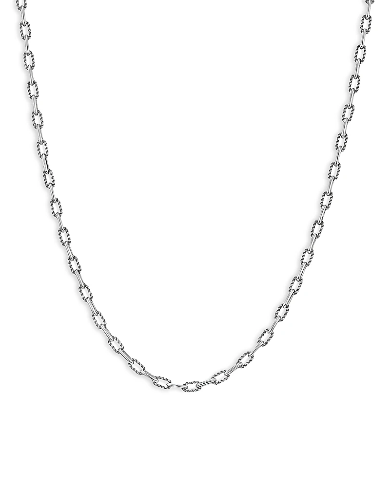 David Yurman Men's Sterling Silver Dy Madison Chain Necklace, 24