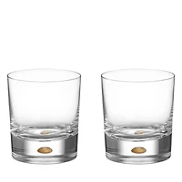 Orrefors Intermezzo Gold Old Fashion Glass, Set of 2 - Exclusive