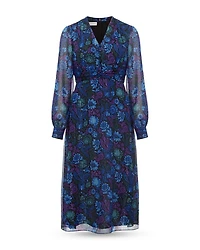Saffron Floral Print Dress