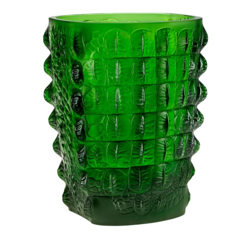 Crocodile Vase, Amazon Green
