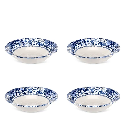 Spode Blue Italian Brocato Cereal Bowl, Set of 4