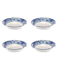 Spode Blue Italian Brocato Cereal Bowl, Set of 4