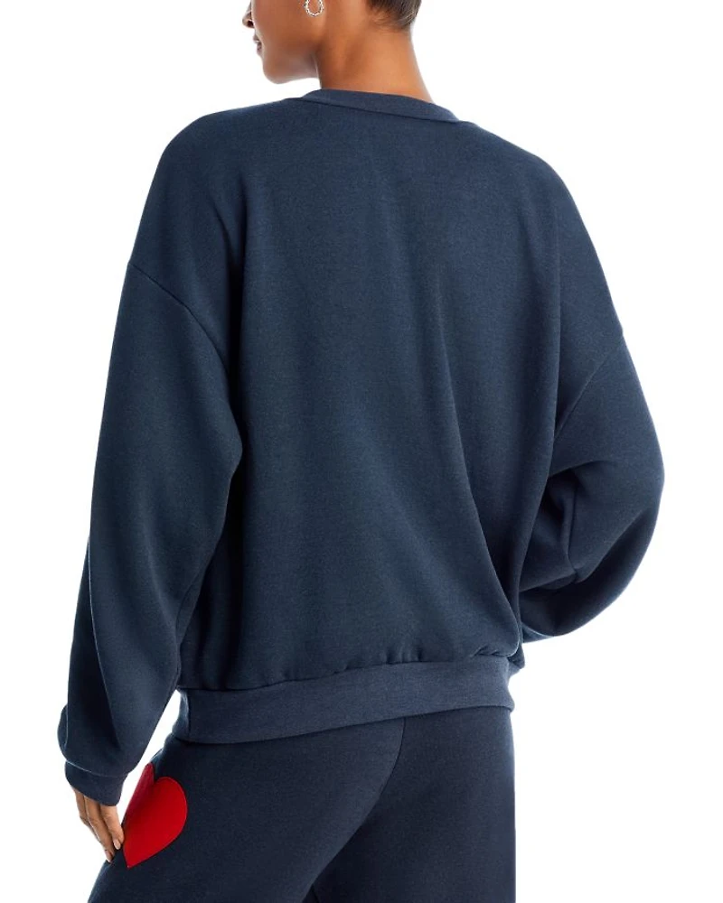 Heart Stitch Crewneck Sweatshirt