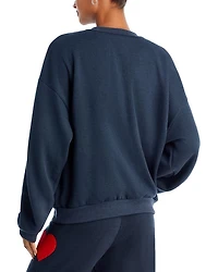 Heart Stitch Crewneck Sweatshirt