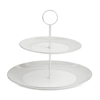 Gio Platinum 2 Tier Cake Stand