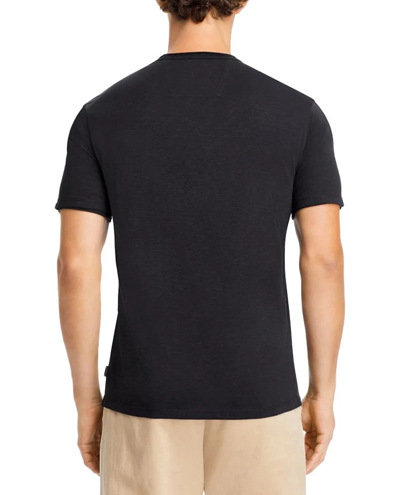 Slub V-Neck Tee
