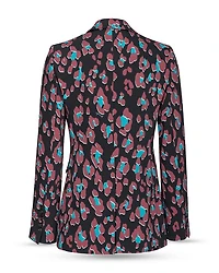 Grimilde Animal Print Slim Fit Cady Blazer