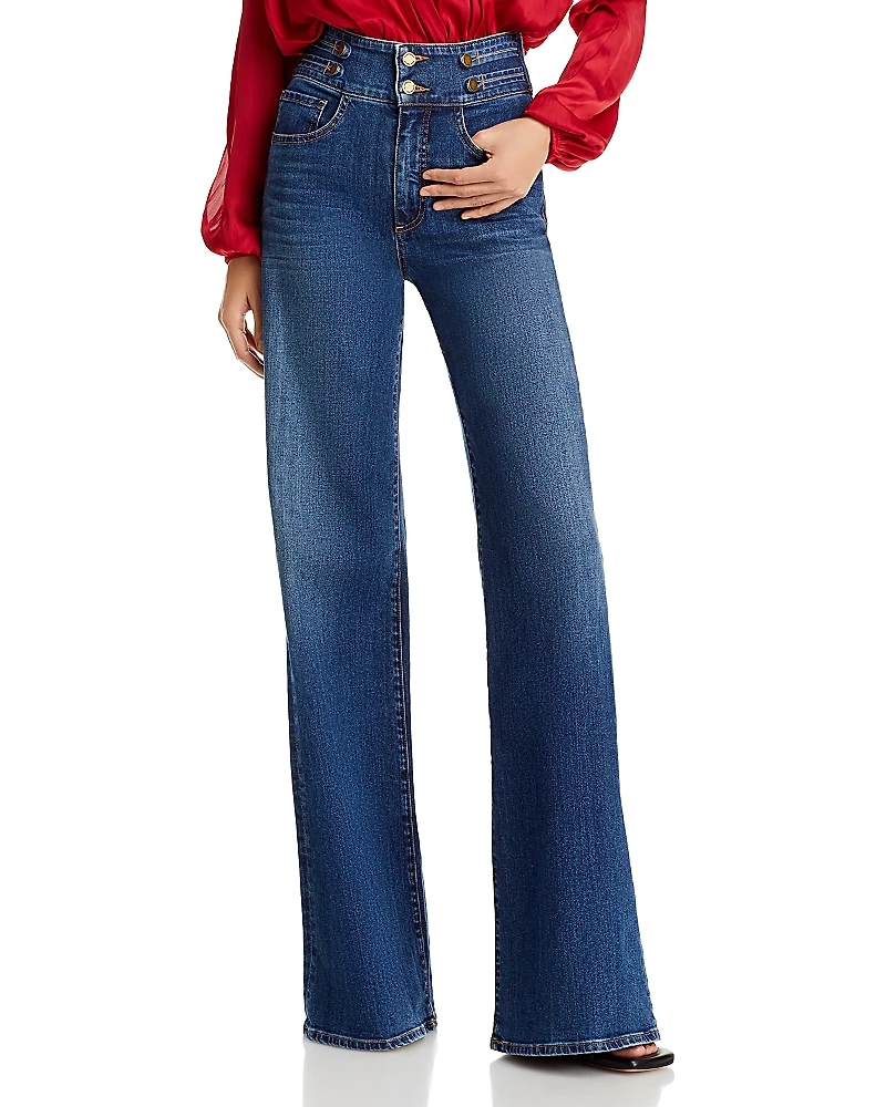 Ramy Brook Liv High Rise Wide Leg Jeans