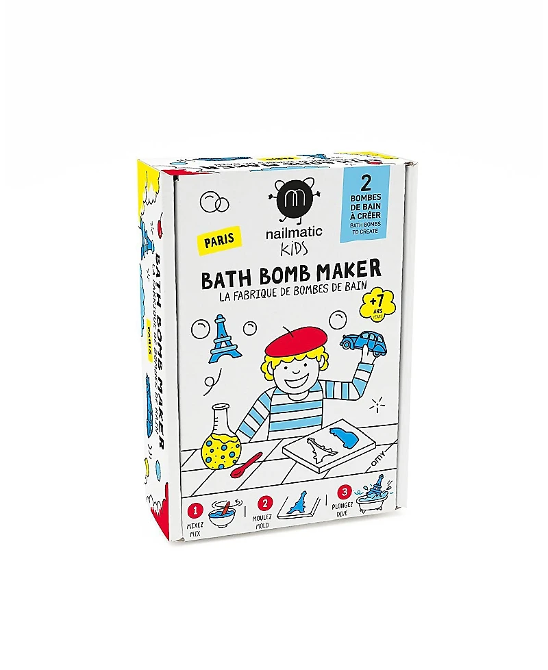 Nailmatic Diy Bath Bomb Maker Paris 7-15 - Ages 5-7