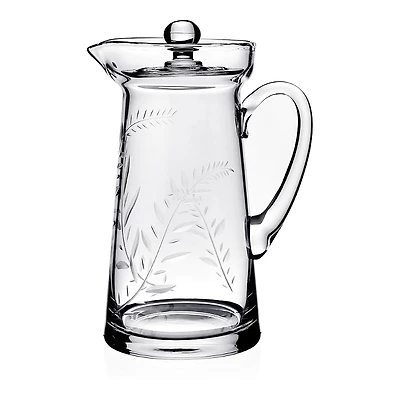 William Yeoward Crystal Jasmine Covered Pitcher, 2.5 pt.