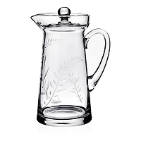 William Yeoward Crystal Jasmine Covered Pitcher, 2.5 pt.