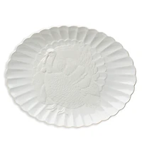 Lenox French Perle Carved Turkey Platter