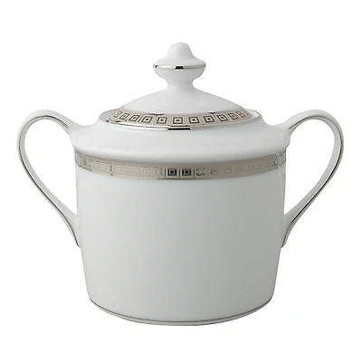 Bernardaud Athena Platinum Lidded Sugar Bowl