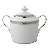 Bernardaud Athena Platinum Lidded Sugar Bowl