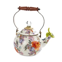 Mackenzie-Childs Flower Market Whistling Tea Kettle