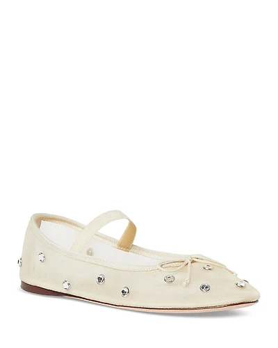 Loeffler Randall Women's Leonie Embellished Ballet Flats