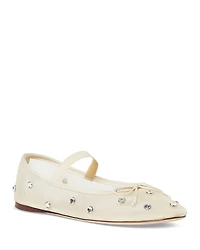 Loeffler Randall Women's Leonie Embellished Ballet Flats
